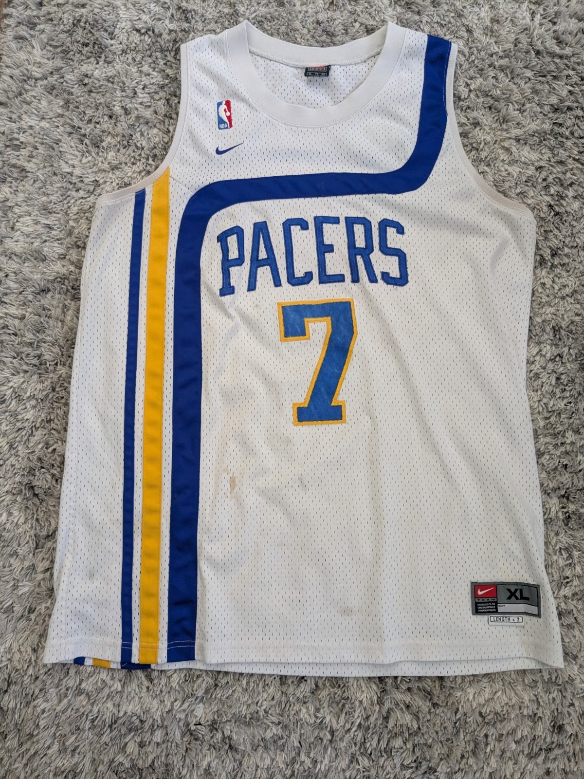 Nike Jermaine O’Neal Indiana Pacers Association Edition Swingman Jersey XL