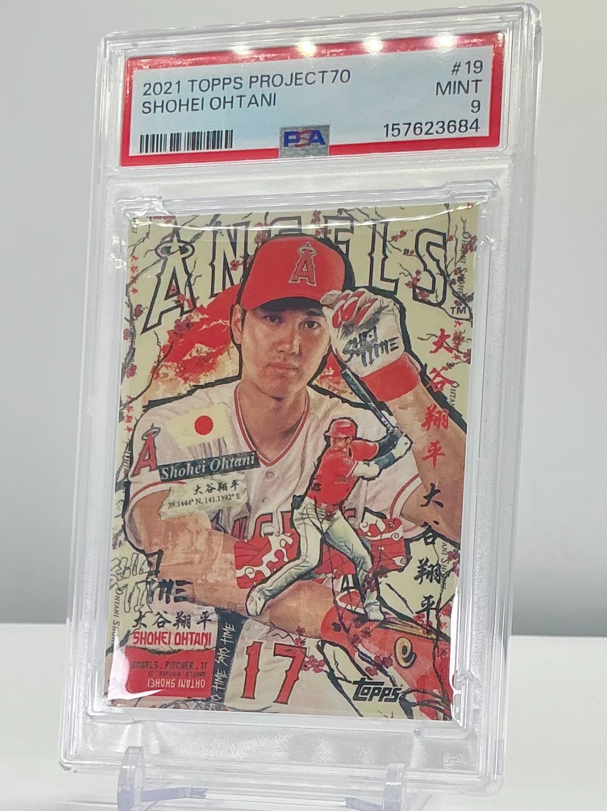 SHOHEI OHTANI 2021TOPPS PROJECT70 KANJI #19 PSA9!MINT!POP12!