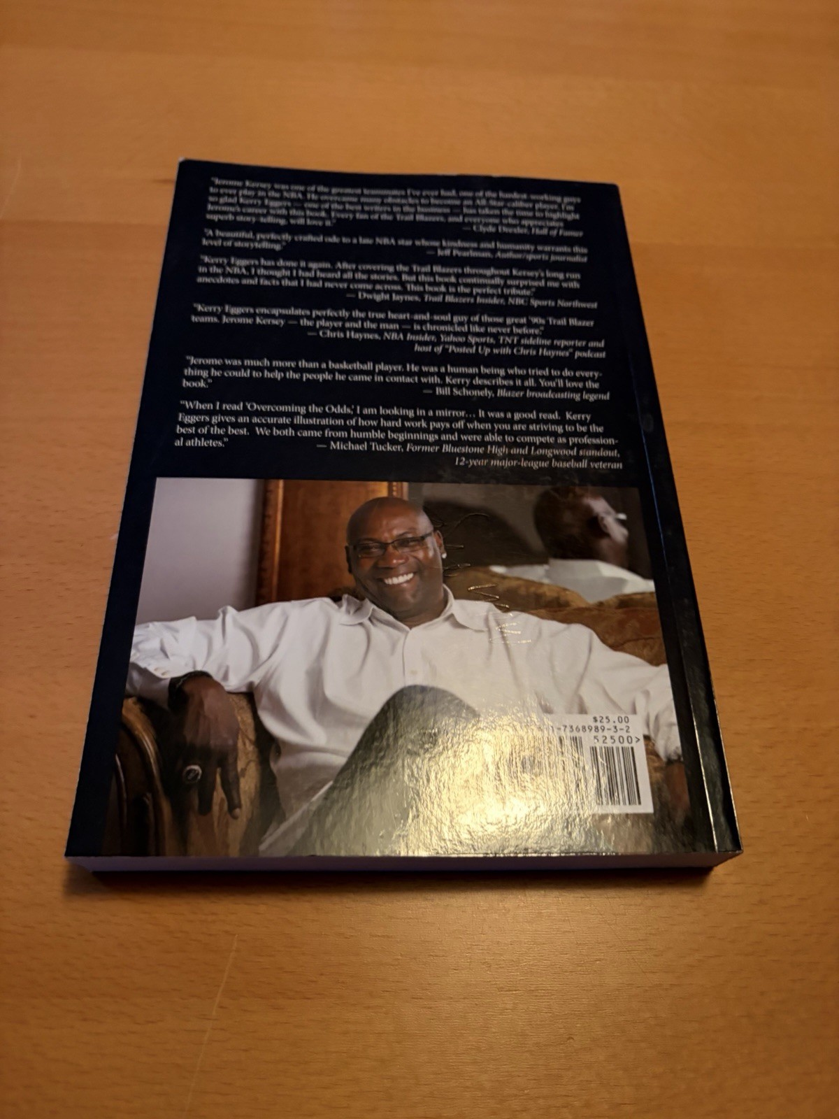 Jerome Kersey Overcoming The Odds Kerry Eggers Signed 1st Edition Book Trade PB