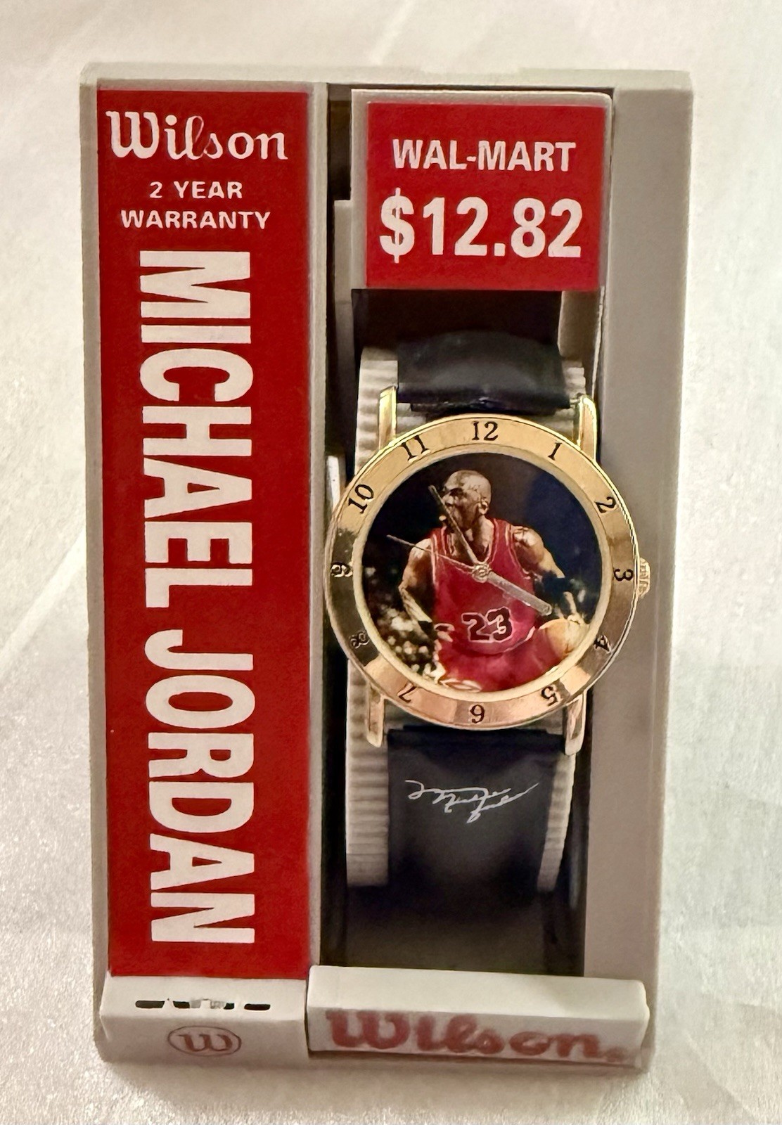 Vintage Wal-Mart Edition Wilson Michael Jordan Collectible Watch*No warranty*
