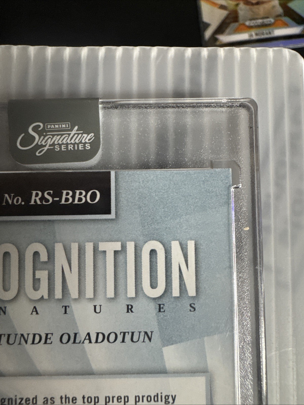 2025/26 Panini Signature Series BABATUNDE OLADOTUN RECOGNITION SIGNATURES #19/25