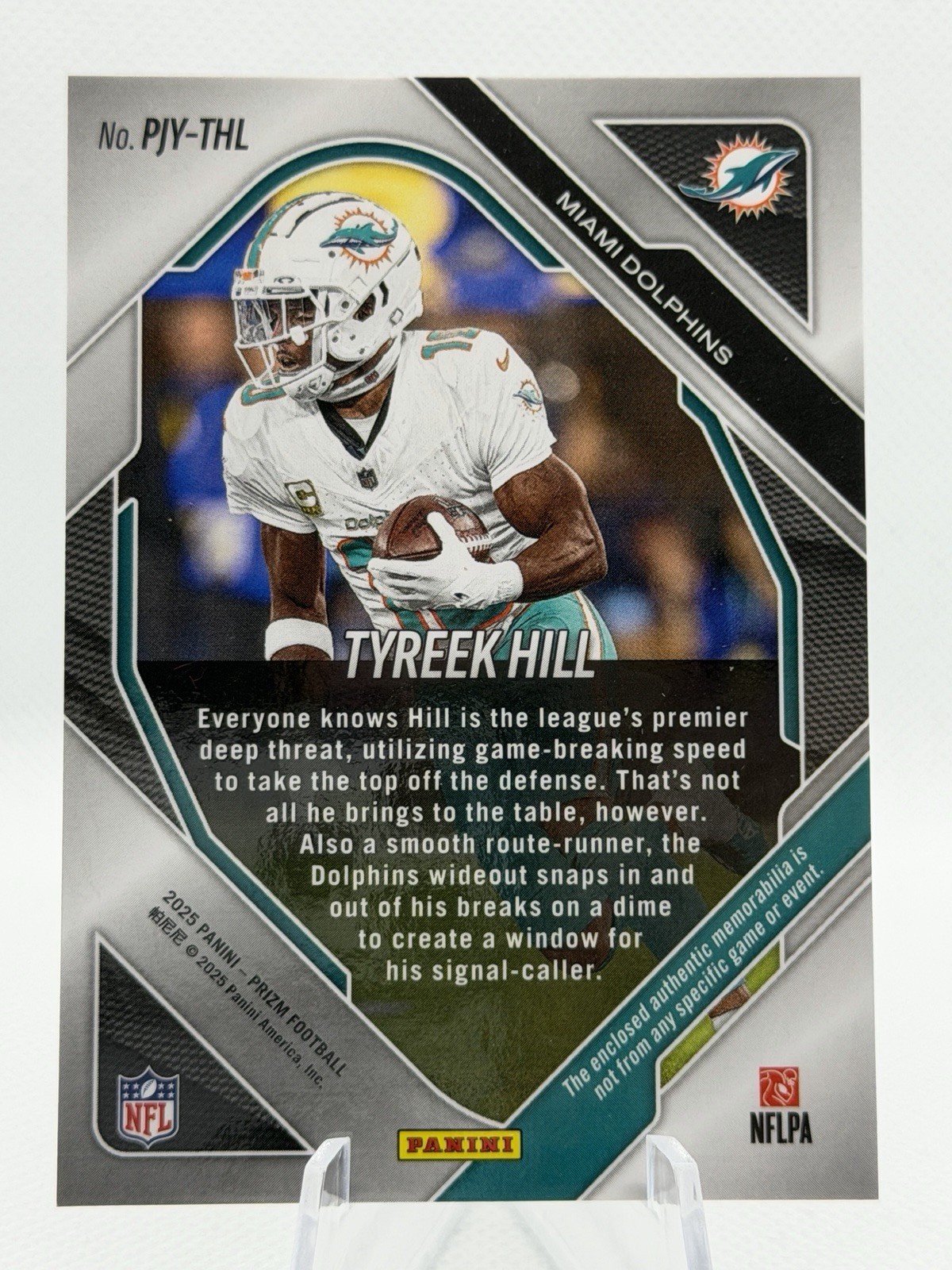 2025 Panini Prizm – Premier Jerseys Tyreek Hill #PJY-THL (MEM)