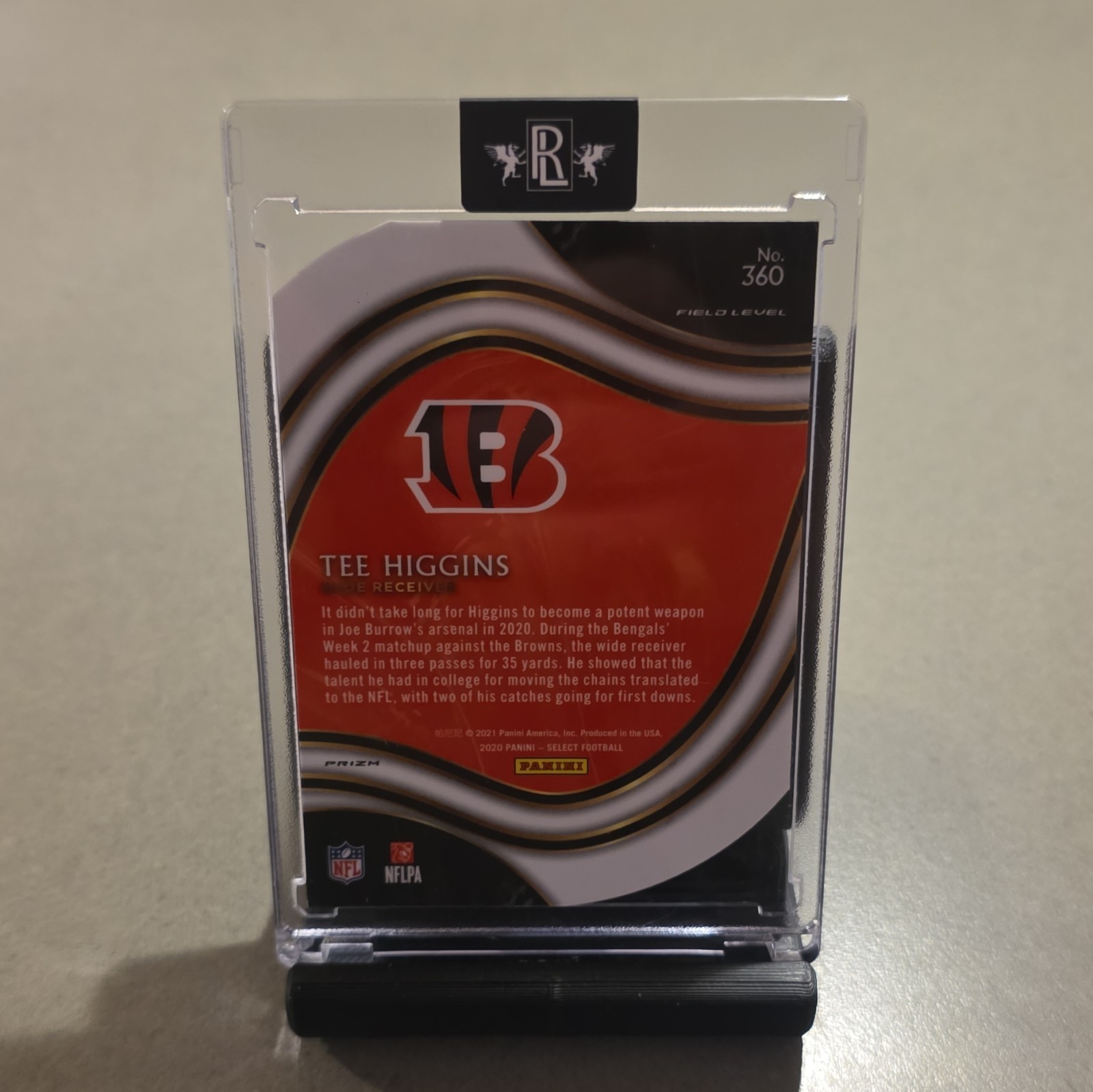 Panini 2020 Select Tee Higgins Bengals Field Level Rookie Prizm #360