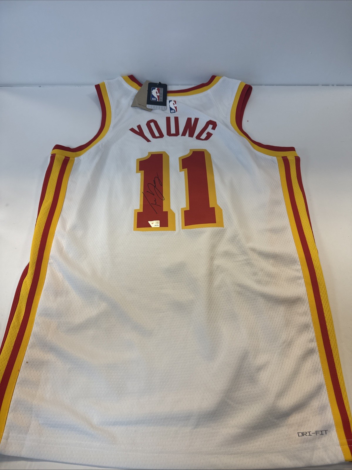 Trae Young Signed Atlanta Hawks Nike Swingman Jersey w/ tags Fanatics Cert