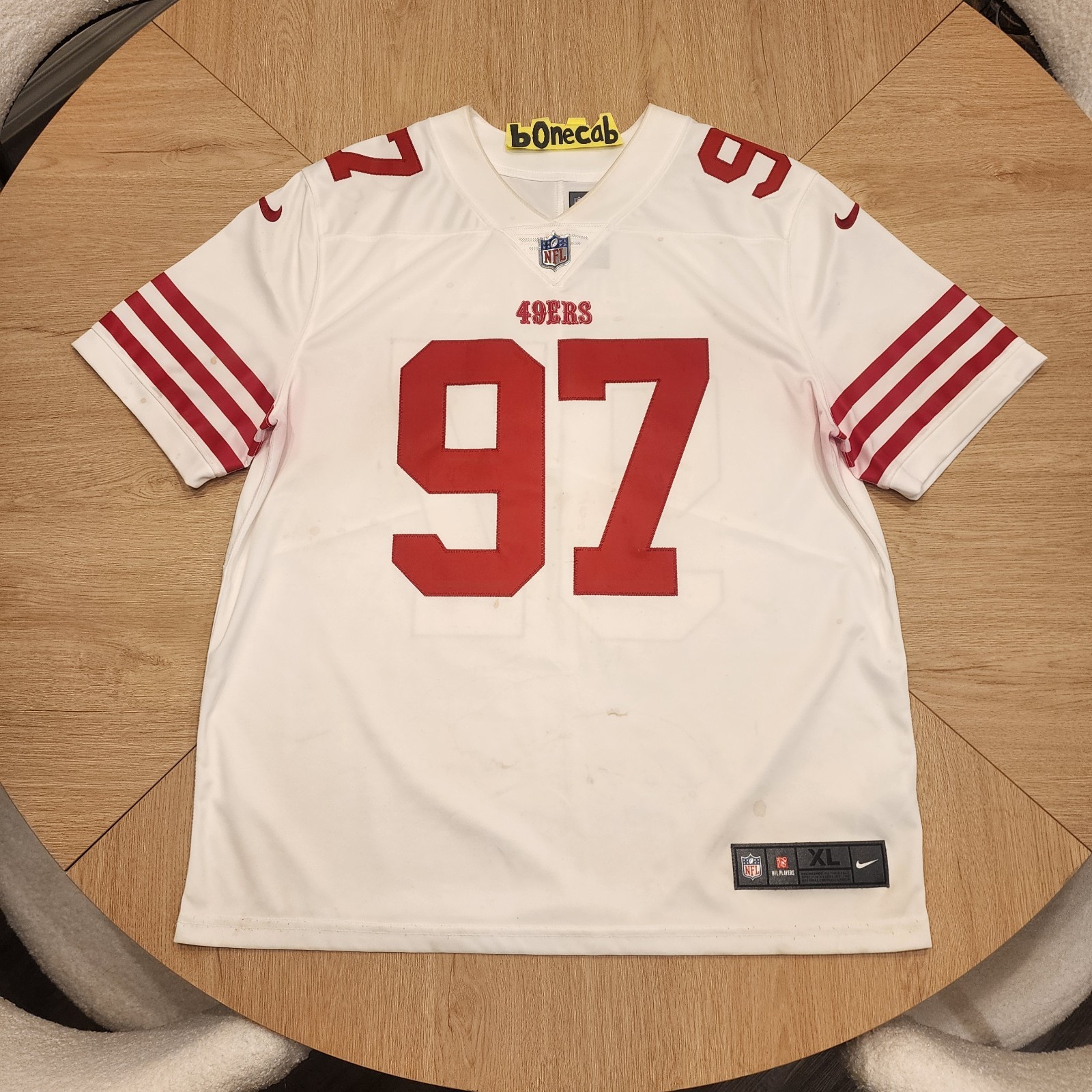 49ers Jersey XL Nick Bosa Stitched Nike Vapor Limited San Francisco *RARE* 2022