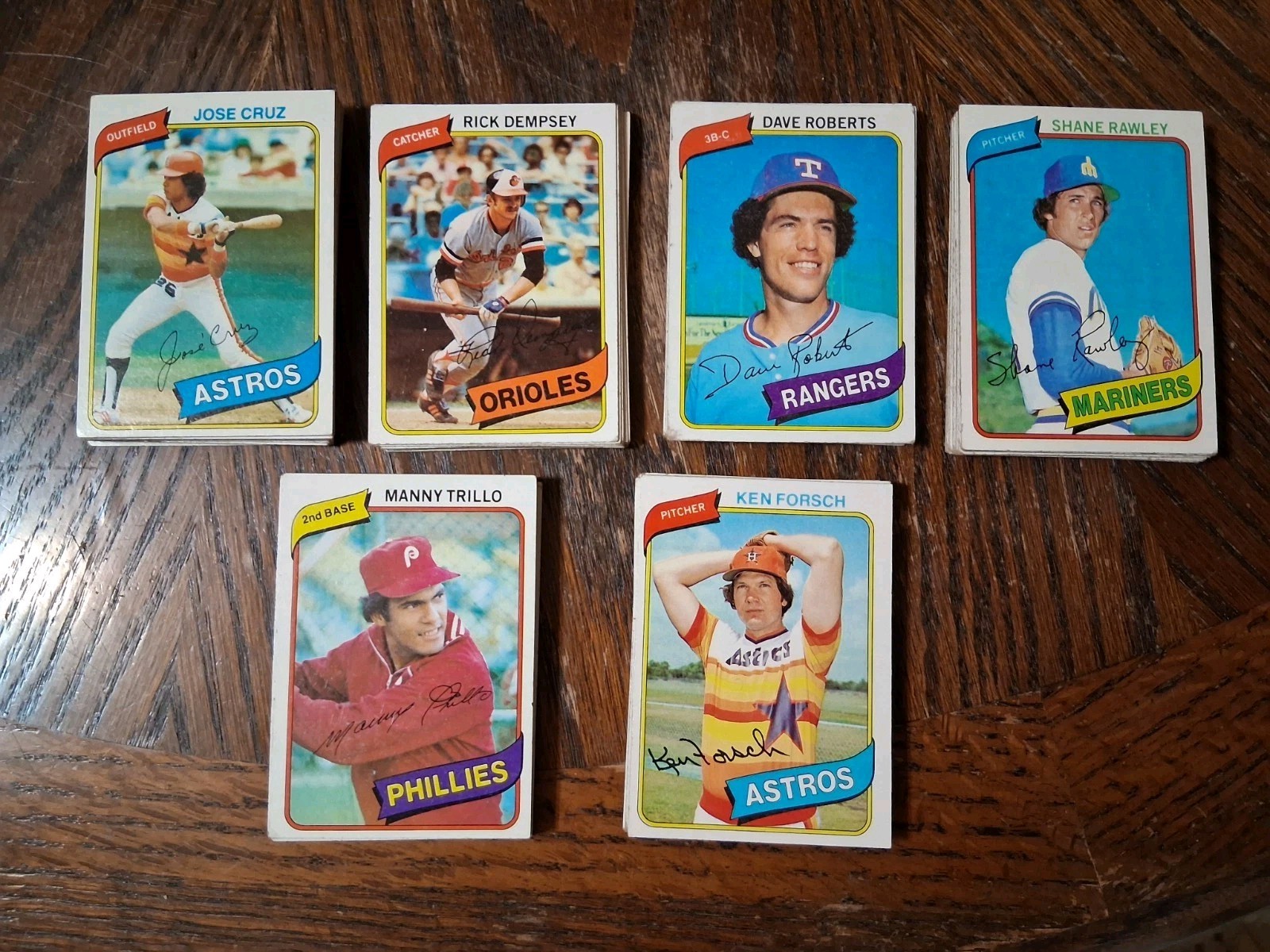 1980 Topps Lot of 200 MLB Baseball Cards Partial Set Collection Some Duplicates