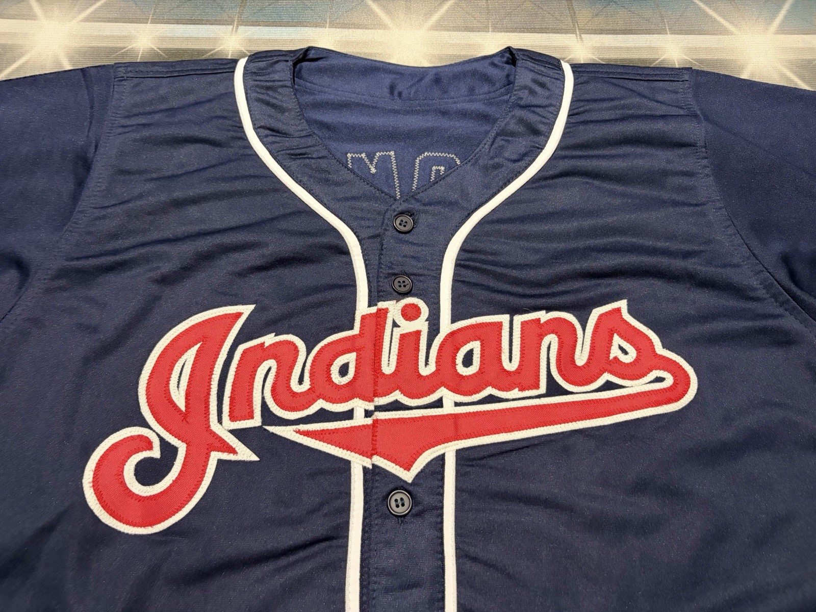 Sandy Alomar JR #15 Signed Auto Custom Cleveland Indians Jersey Sz XL COA