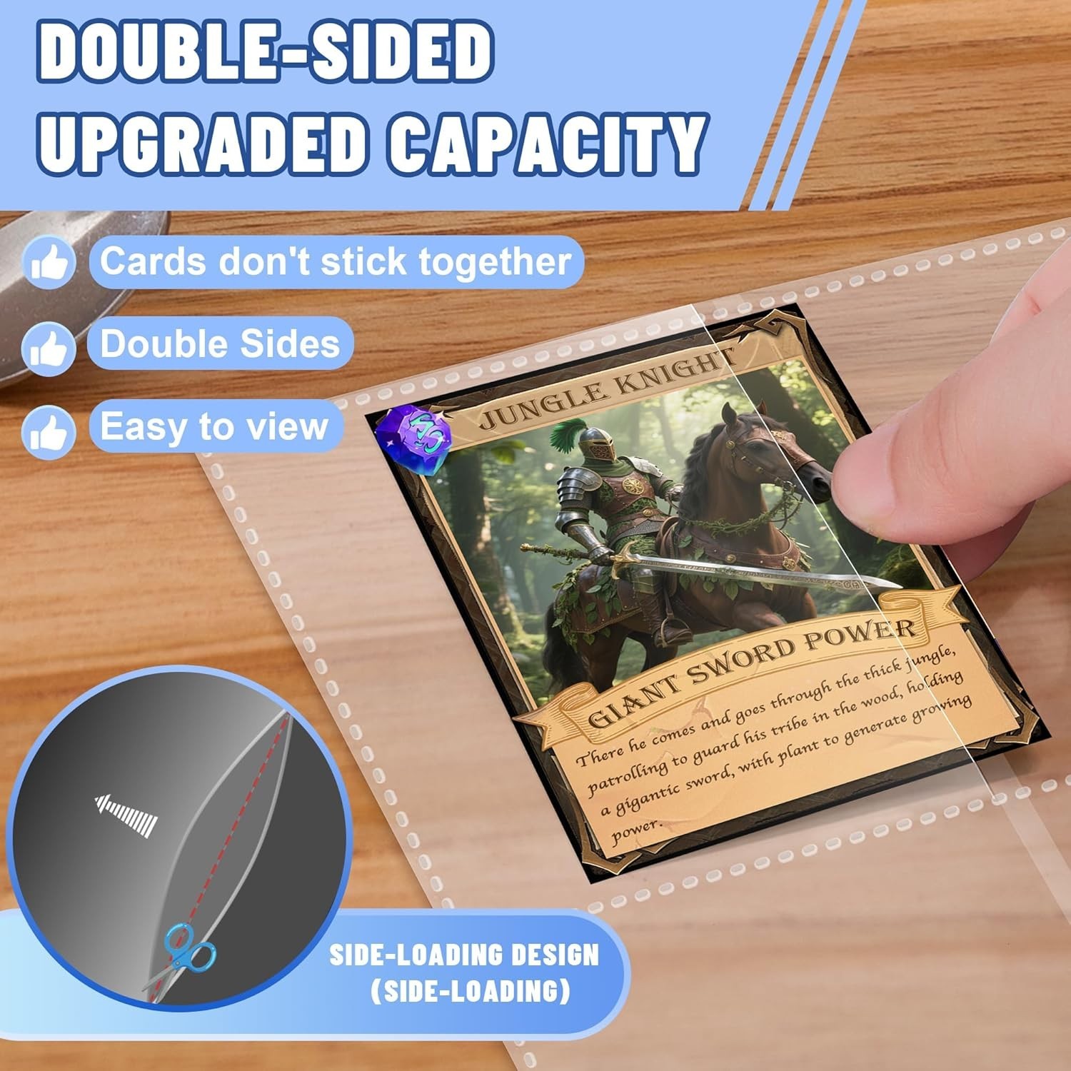 1800 Pocket Trading Card Album Binder Protector Page Sleeves 100 Sheets Baseball