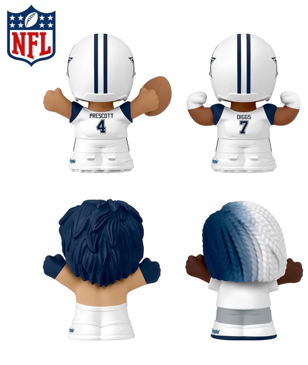 Dallas Cowboys NFL Little People Collector Set Alternate Jersey New Free Ship