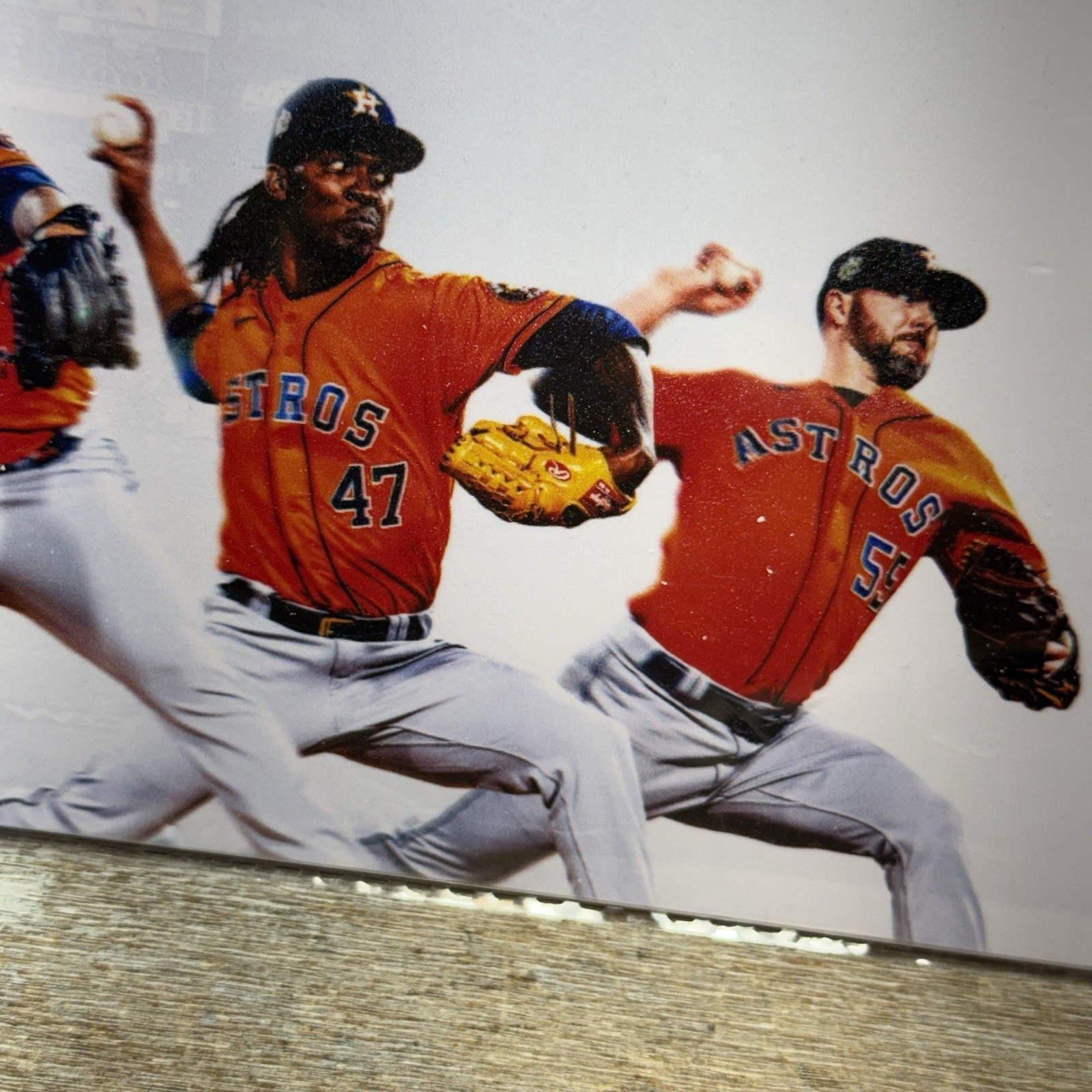 MLB Houston Astros WORLD SERIES COMBINED NO-HITTER Plaque 18″x4 1/2″ Brand New