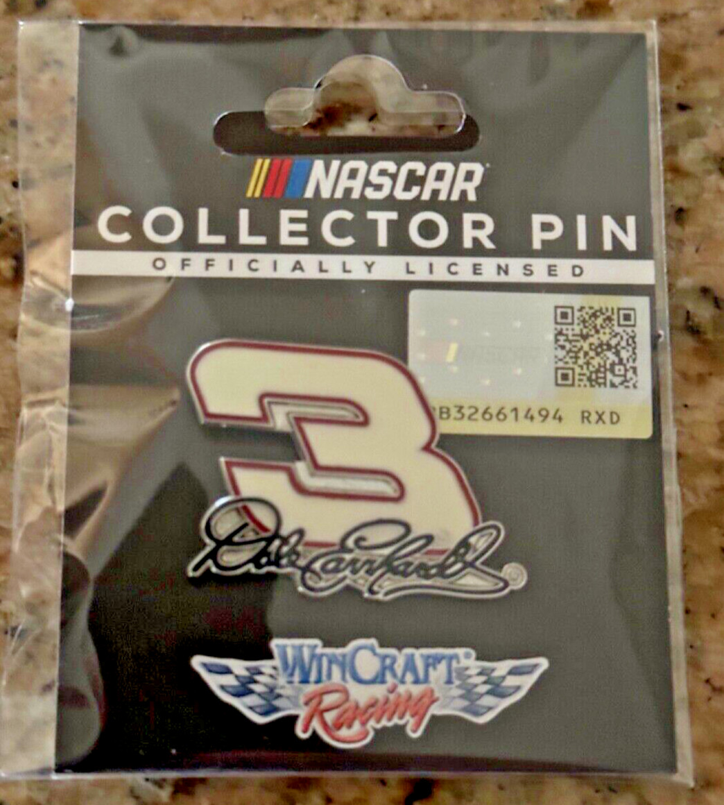 DALE EARNHARDT Sr #3 NASCAR DAYTONA 500 CHAMPTION COLLECTOR PIN 1″ 1/4 X 1″