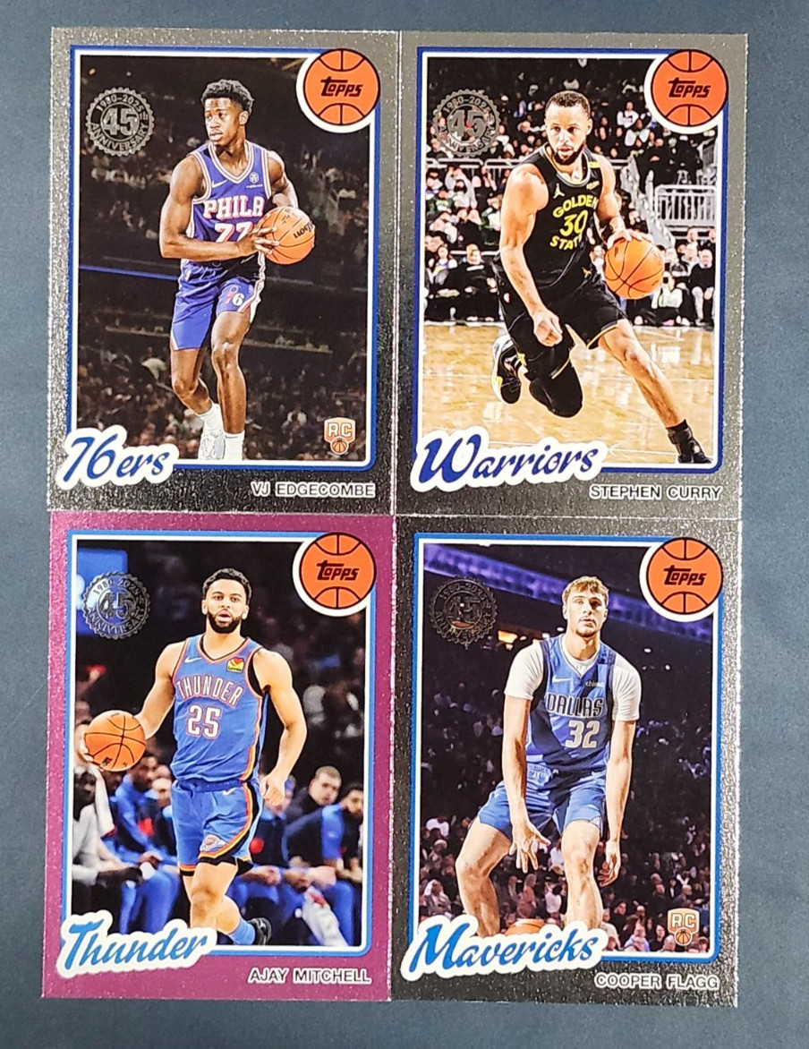 2025-26 Topps Flagship – 1980-81 Topps 45th Anniversary INSERTS You Pick