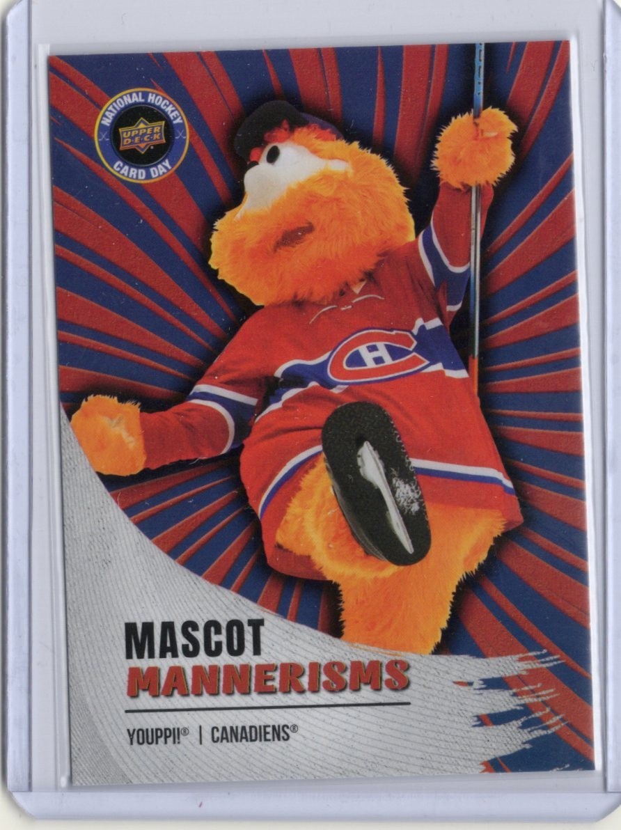 2026 Upper Deck National Hockey Card Day Mascot Mannerisms Youppi #M-8 Fire Sale