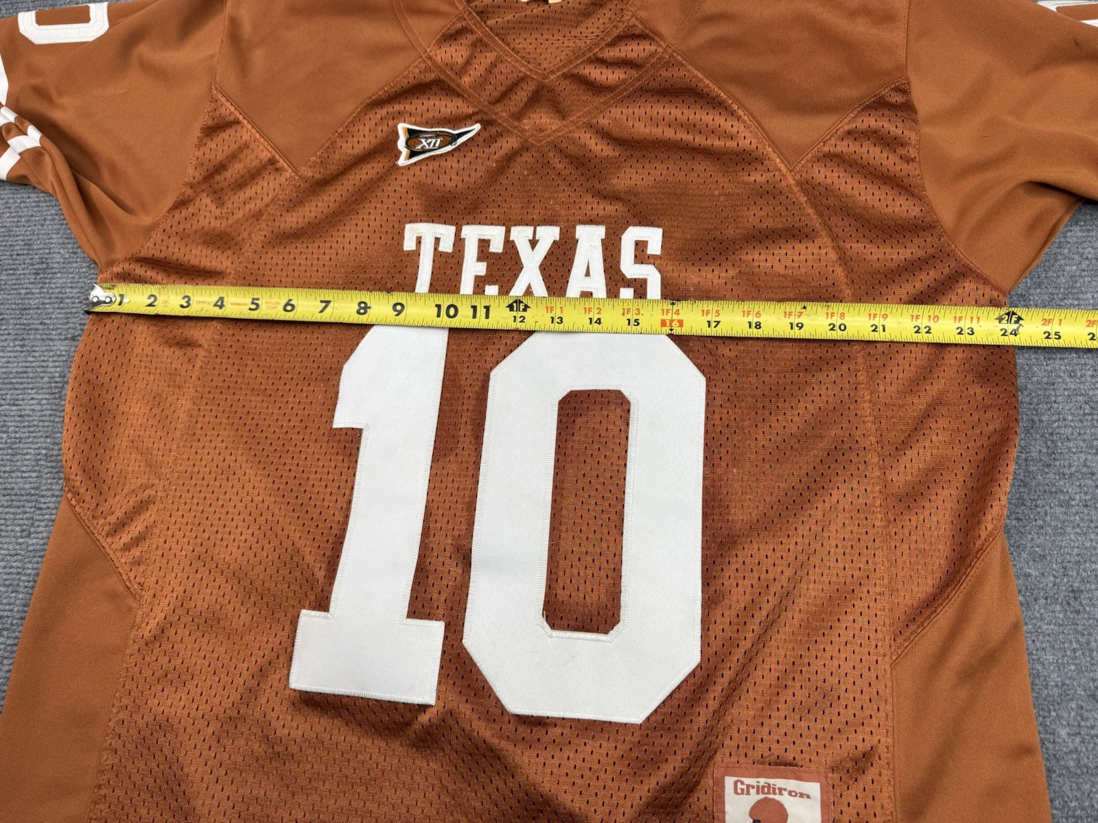 2006 Stitched VINCE YOUNG #10 Texas Gridiron Greats Jersey Sz 50