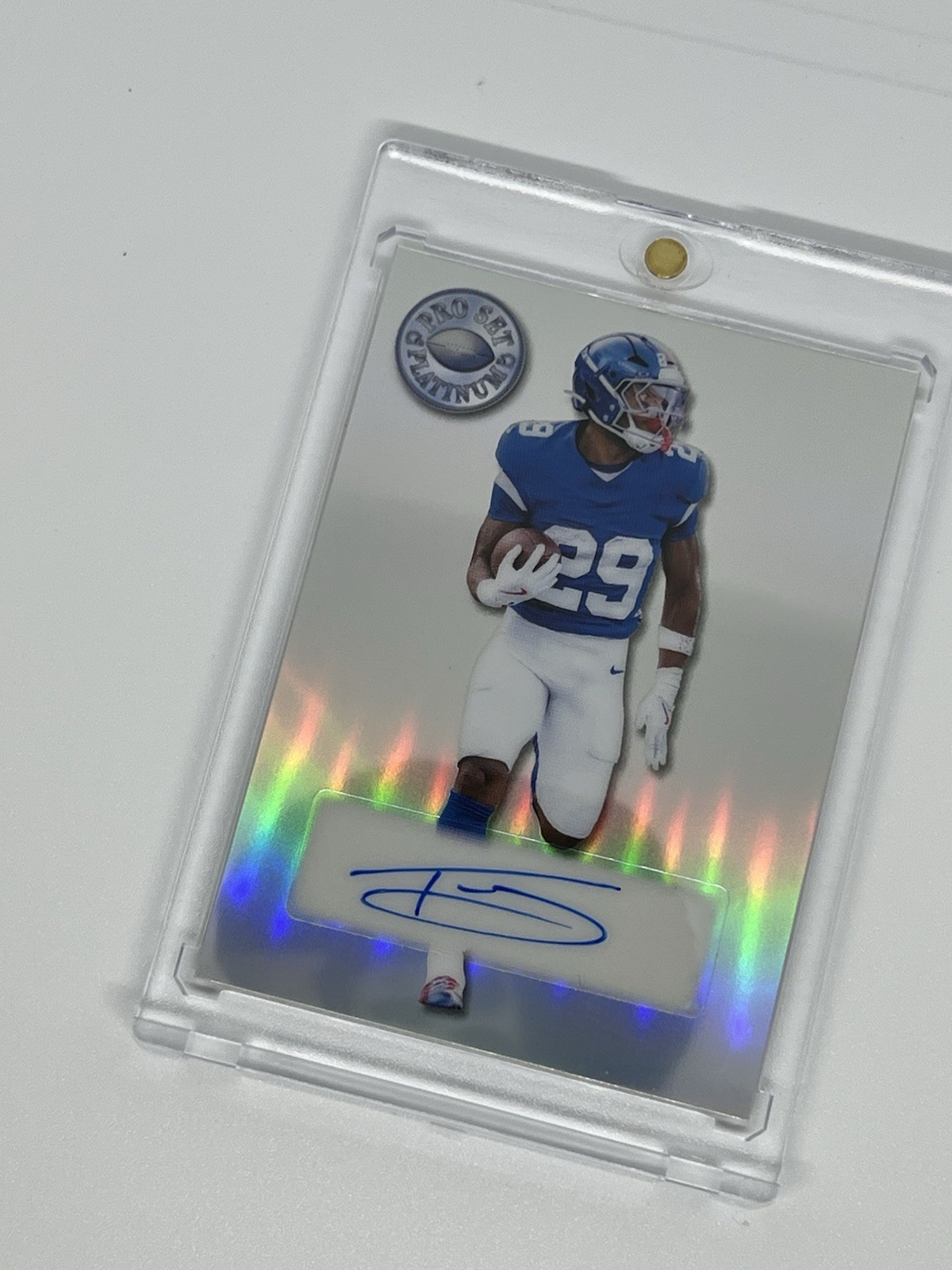 2025 PRO SET METAL PLATINUM AUTO #SP-TTJ TYRONE TRACY Jr. PRISMATIC SILVER /25