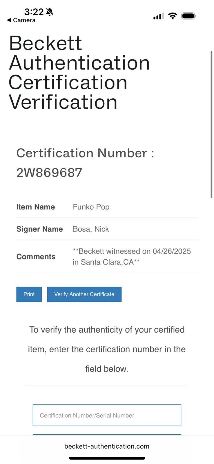 Nick Bosa San Francisco 49ers Signed Funko Pop #132 in White w/ Beckett Coa case