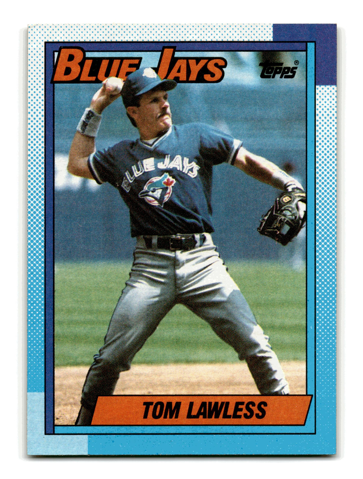 Tom Lawless 1990 Topps #49 Toronto Blue Jays NM-MINT