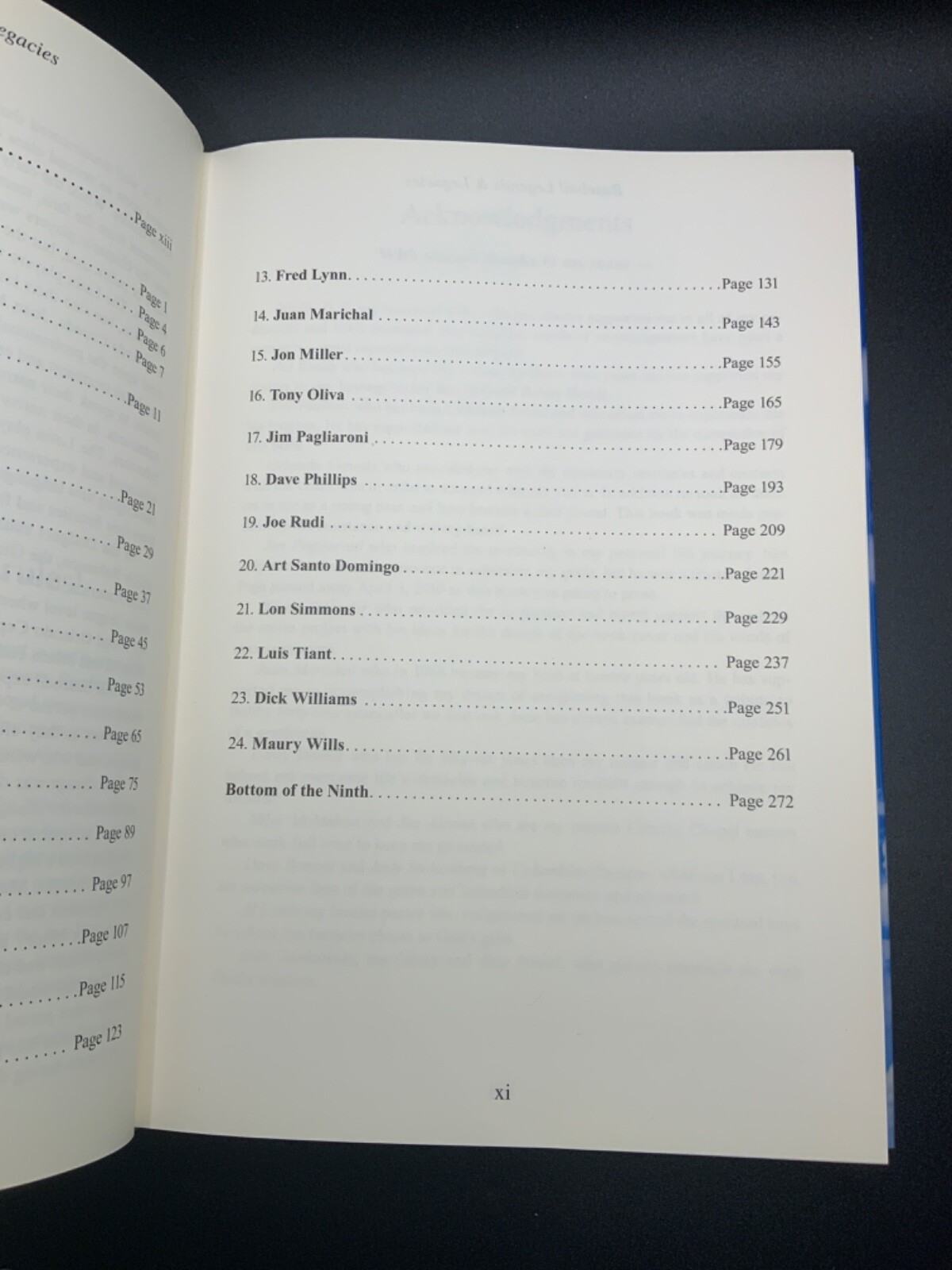 SIGNED Baseball Legends & Legacies and Gary Hall Hardcover, 1st Printing