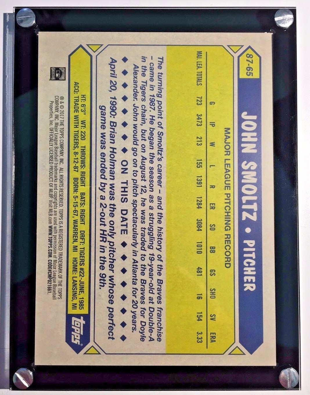 5″ x 7″ Box Topper Acrylic Display Holder Case.