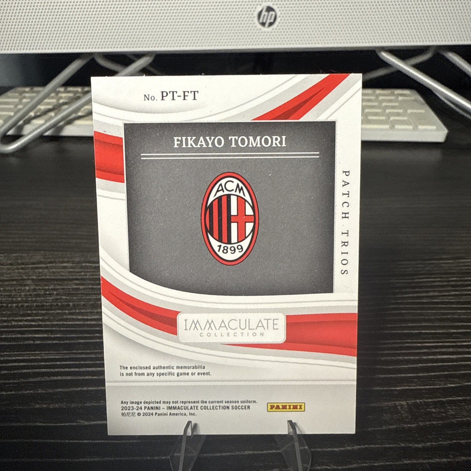 2023-24 Panini Immaculate #PT-FT Fikayo Tomori Patch Trios #/49 ERROR NO MEM