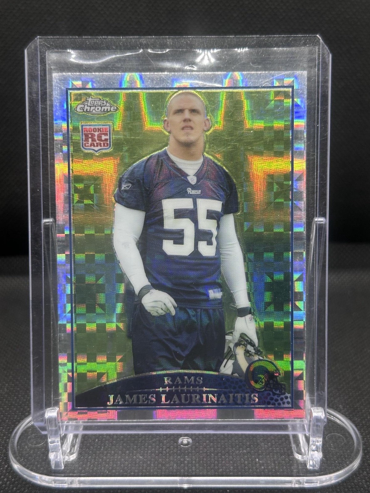 2009 Topps Chrome #TC205 James Laurinaitis Xfractors