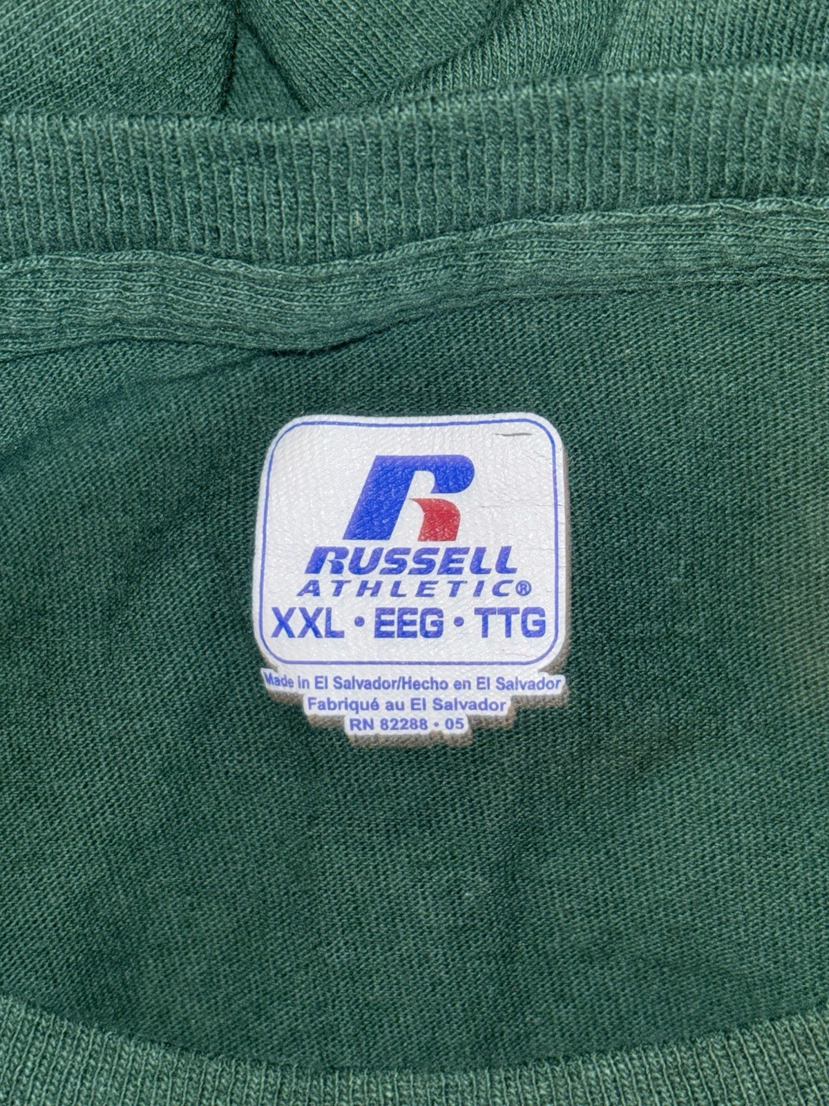MENS RUSSELL ATHLETICS MEMPHIS TIGERS PULLOVER SHIRT SIZE 2XL/2TG/2EG