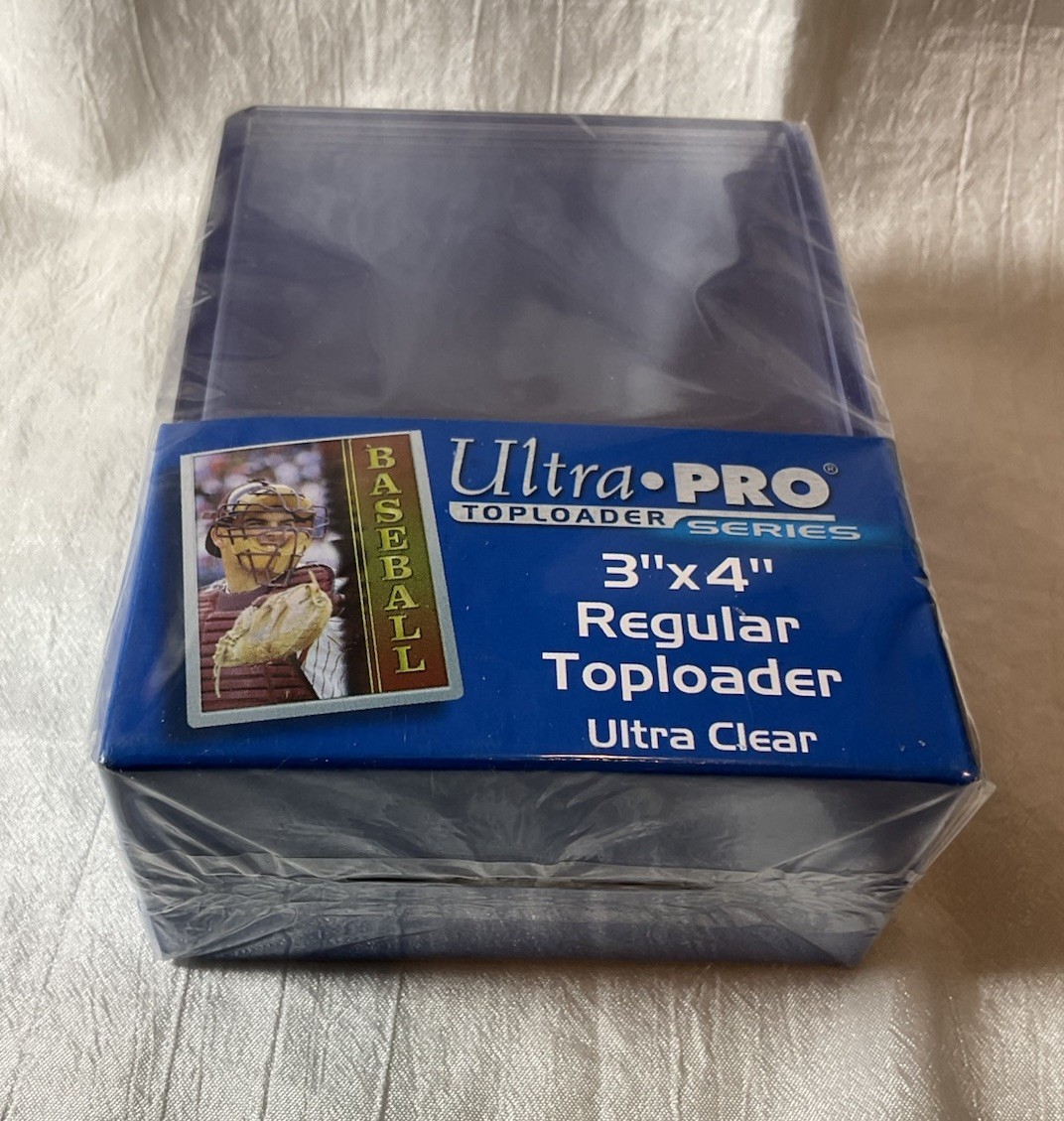 Ultra PRO 3″ x 4″ Regular Toploader – 25 Pack SEALED Free Shipping
