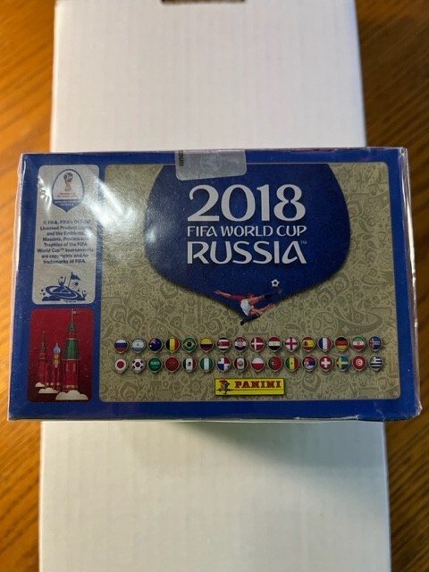 2018 Panini Russia FIFA World Cup Stickers New Factory Sealed 100 Pack Box x 1