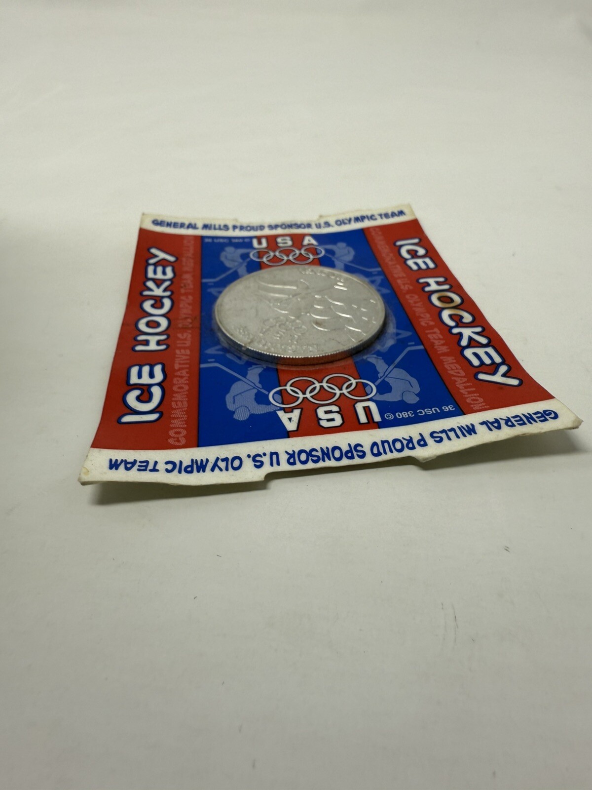 VINTAGE 1998 General Mills US Olympic Team – USA Ice Hockey [Winter Sports Coin]