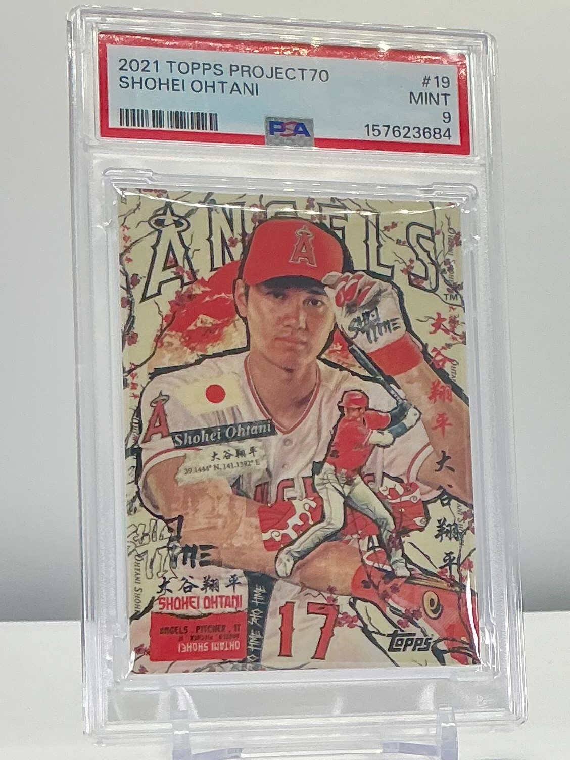 SHOHEI OHTANI 2021TOPPS PROJECT70 KANJI #19 PSA9!MINT!POP12!