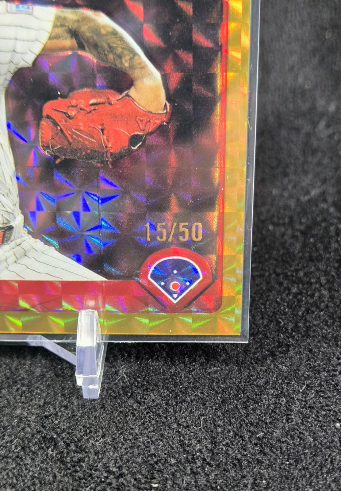 JHOAN DURAN 2025 TOPPS CHROME UPDATE GOLD GEOMETRIC REFRACTOR /50 💎
