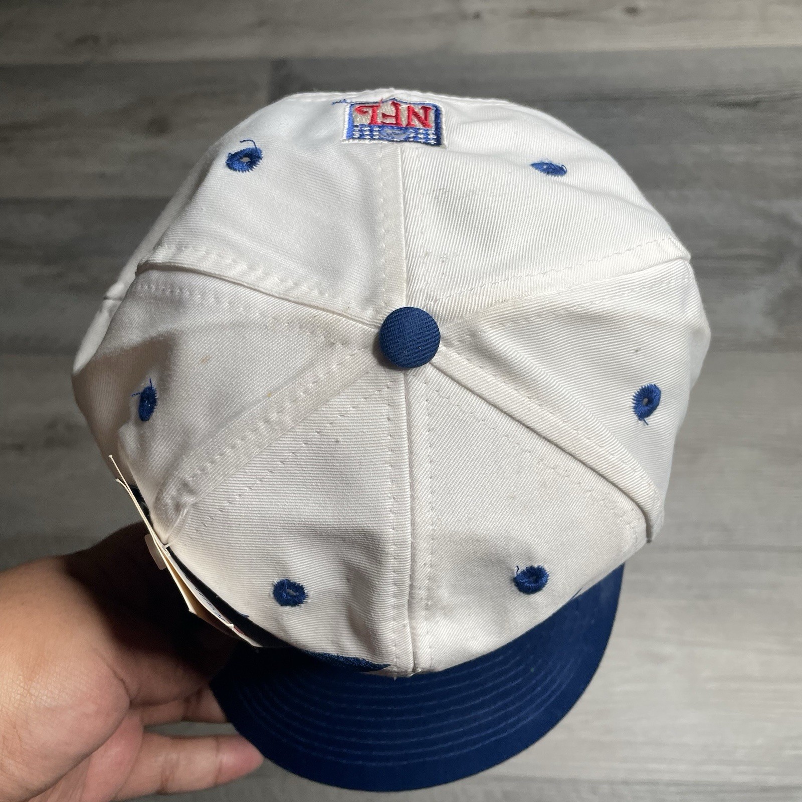 Vintage 90s Dallas Cowboys Logo 7 Athletic Sharktooth NFL Snapback Hat NWT