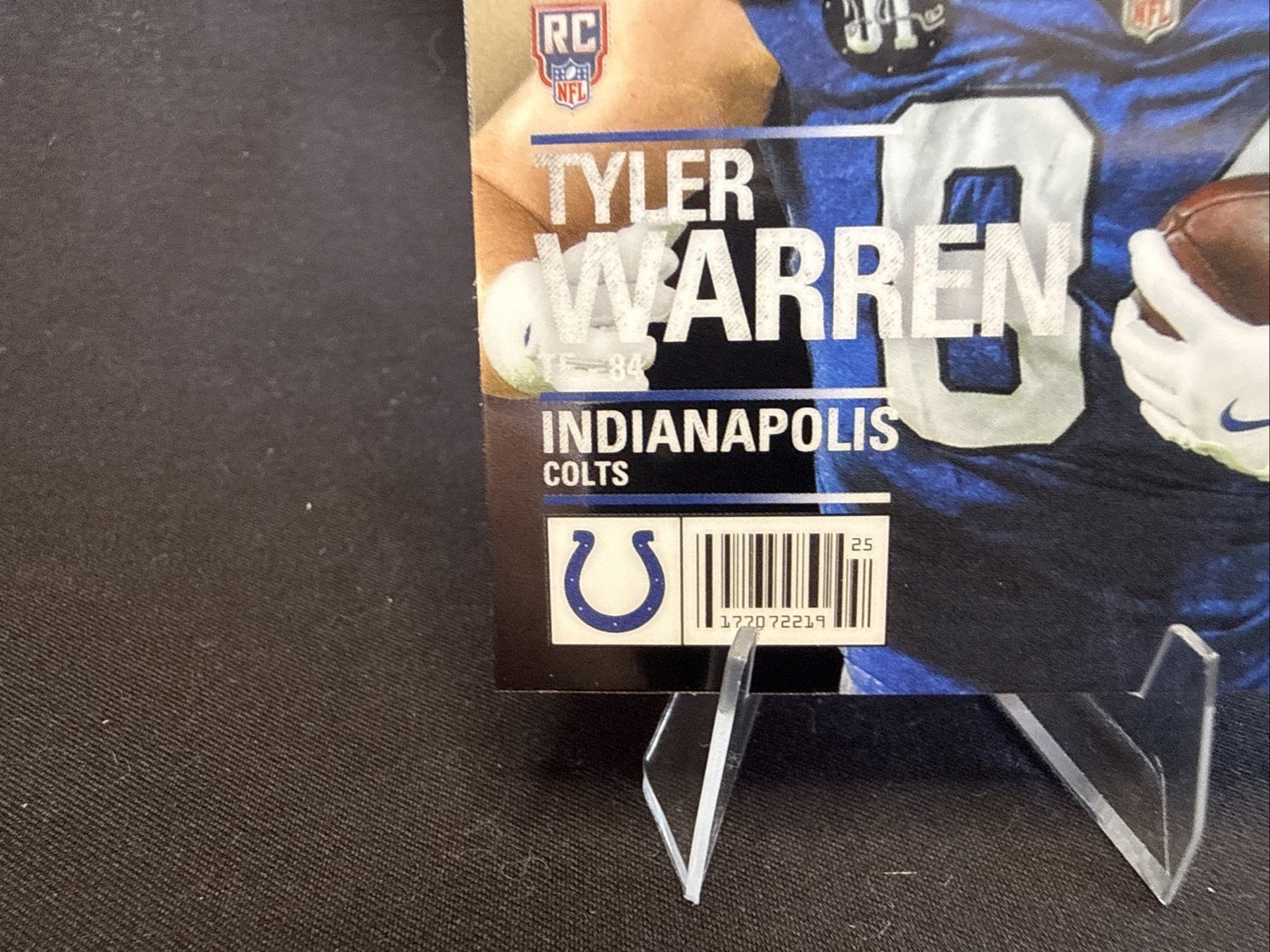 Tyler Warren 2025 Topps In Session IS-9 RC Indianapolis Colts