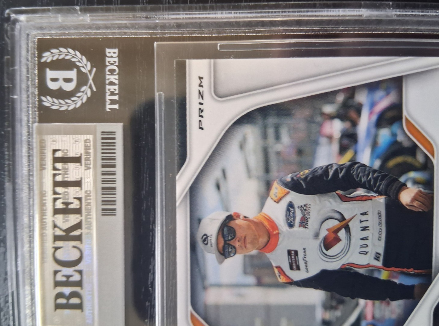 2025 Panini Prizm NASCAR JAKE GARCIA #39 TRUE GOLD PRIZM /10 BGS-9 MINT New Slab