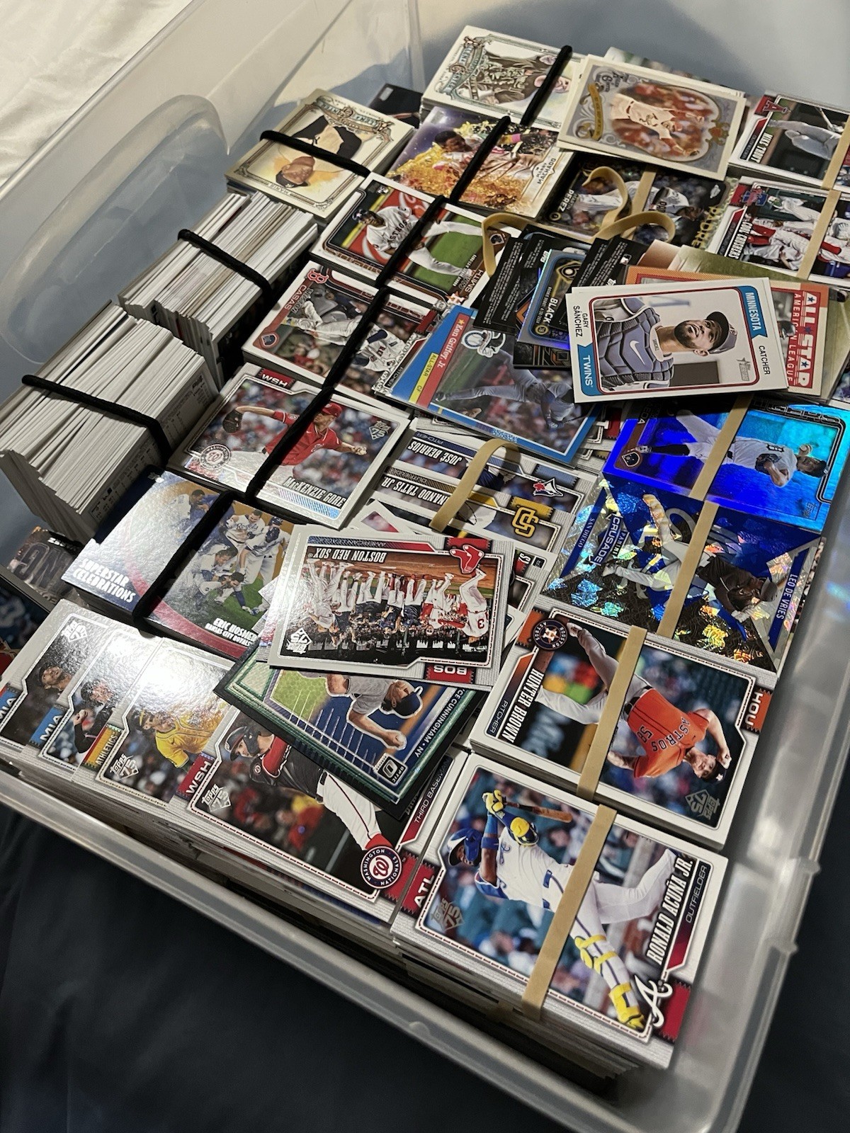 5000 Topps MLB Baseball Card Lot – 50 stacks of 100 cards 5000 cards