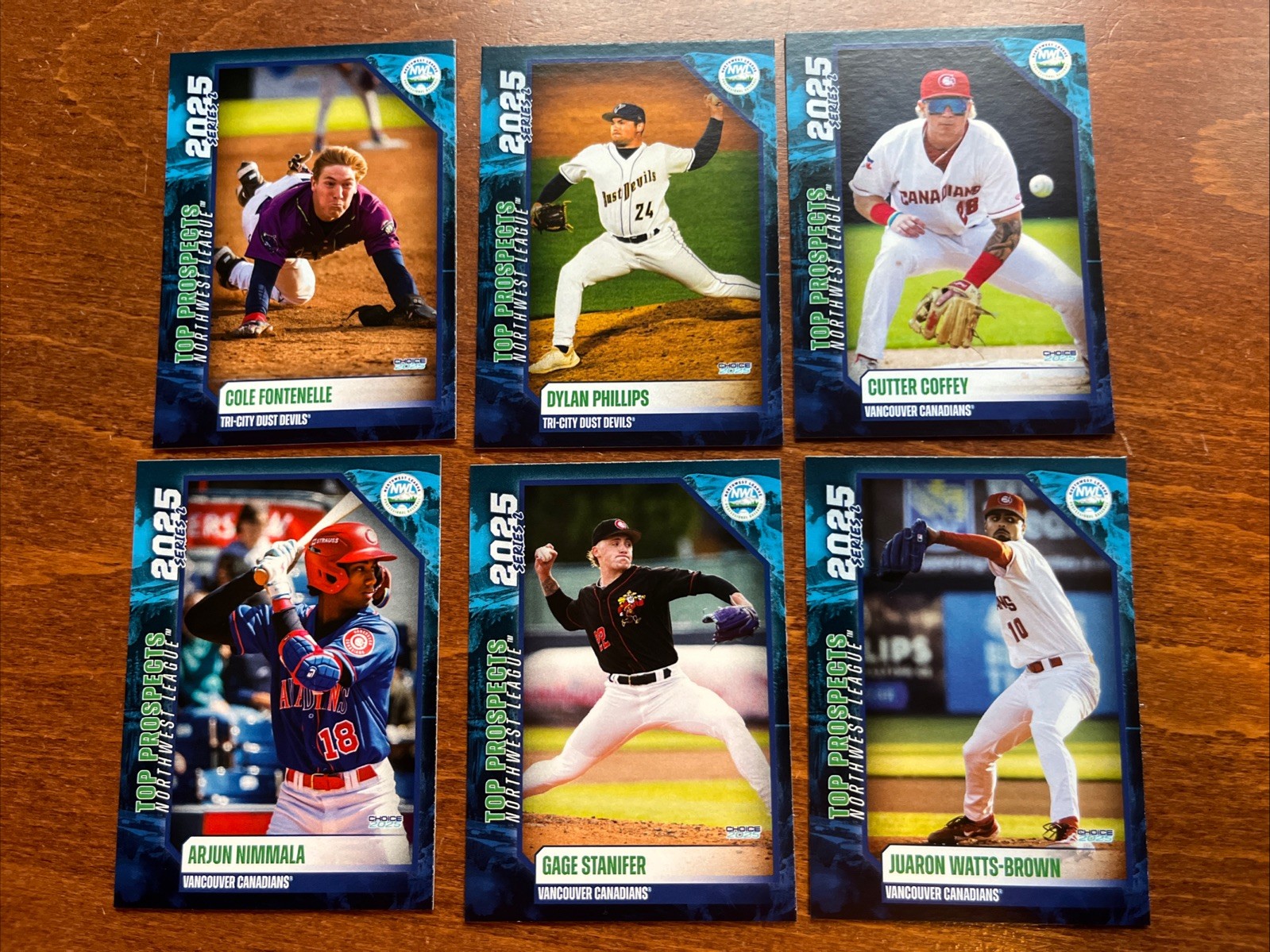2025 NORTHWEST LEAGUE PROSPECTS SET #2 SEALED 25 CARDS YESAVAGE AHUNA EMERSON