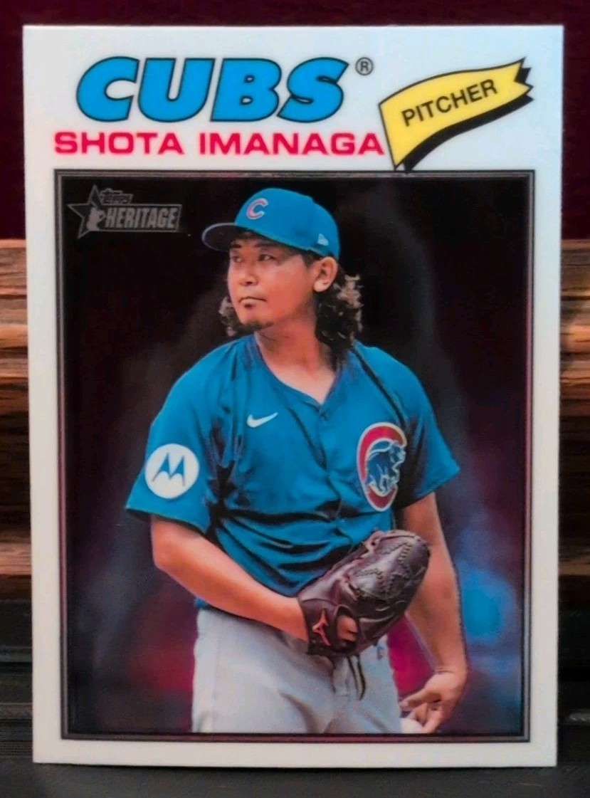 2026 Topps Heritage – Shota Imanaga #202 Chrome