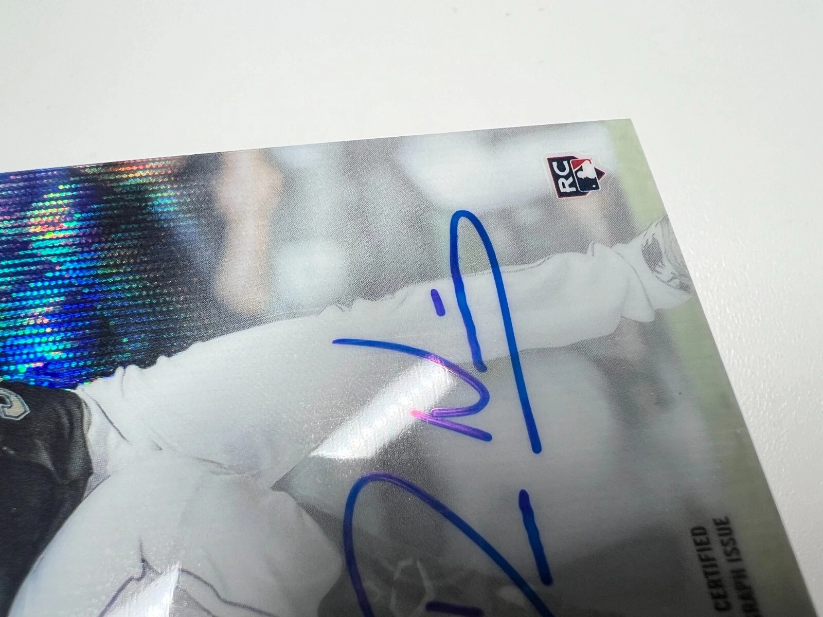 Dom Nunez 2020 Topps Chrome Blue Wave Refractor Auto RC /150 #RA-DN Rockies