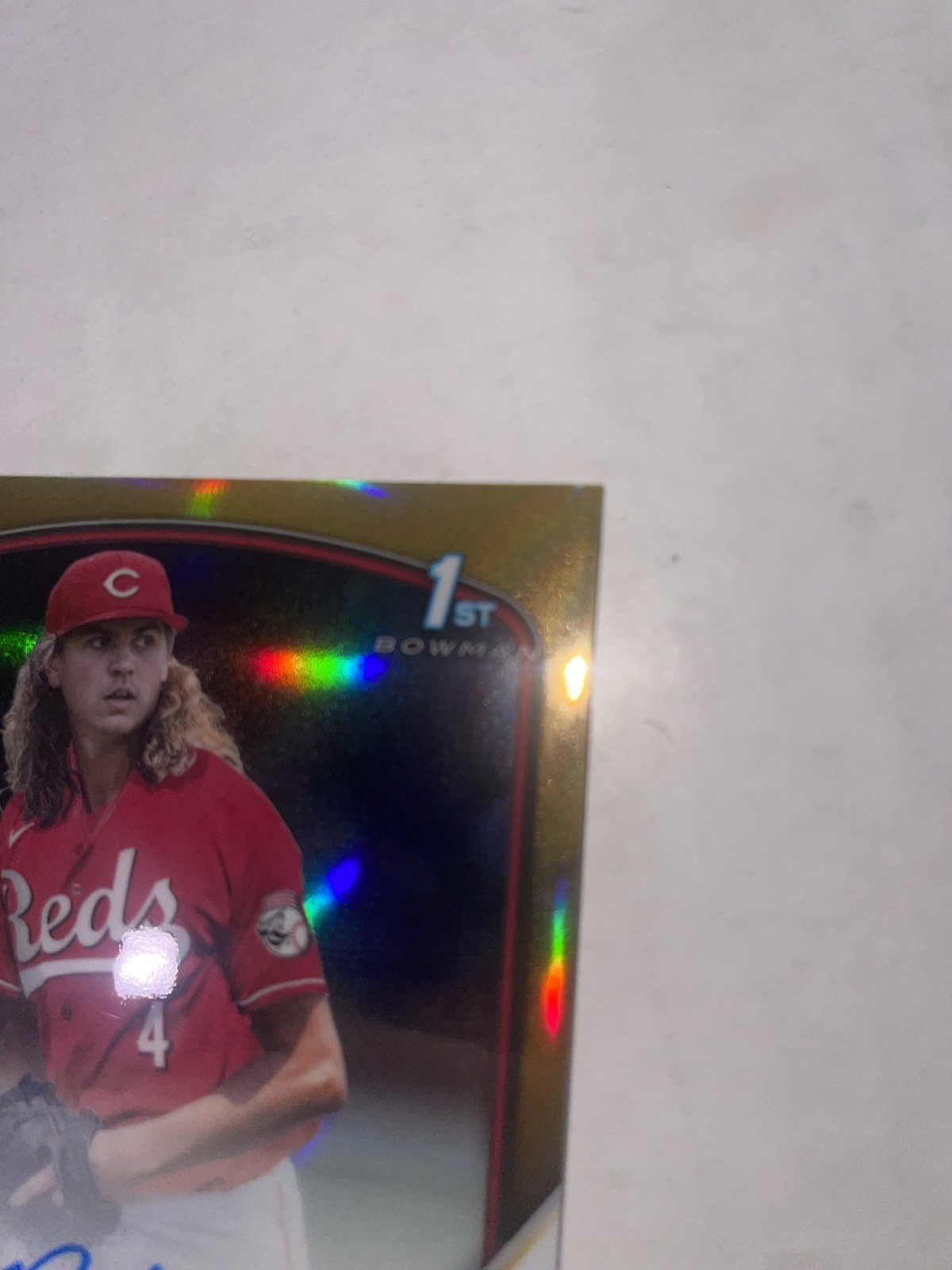 Rhett Lowder /50 Rookie Auto 2023 1st Bowman Chrome Gold-Read Description!