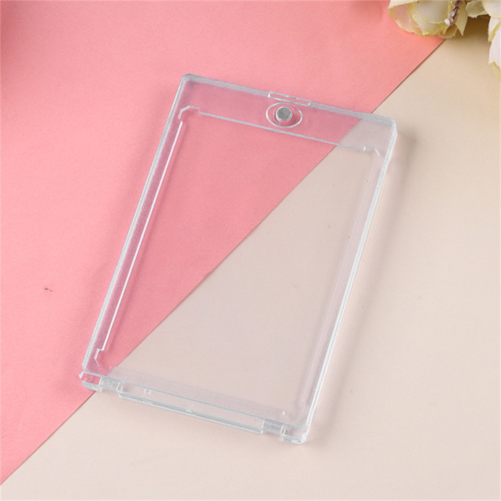 1-50Pcs Magnetic Trading Sports Card Holders 35PT Protective Film UV Protection