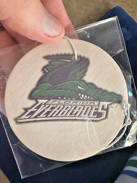 LOT (3) – ECHL Florida Everblades Hockey “Swampee” Mascot/Magnets/Hanging Tag