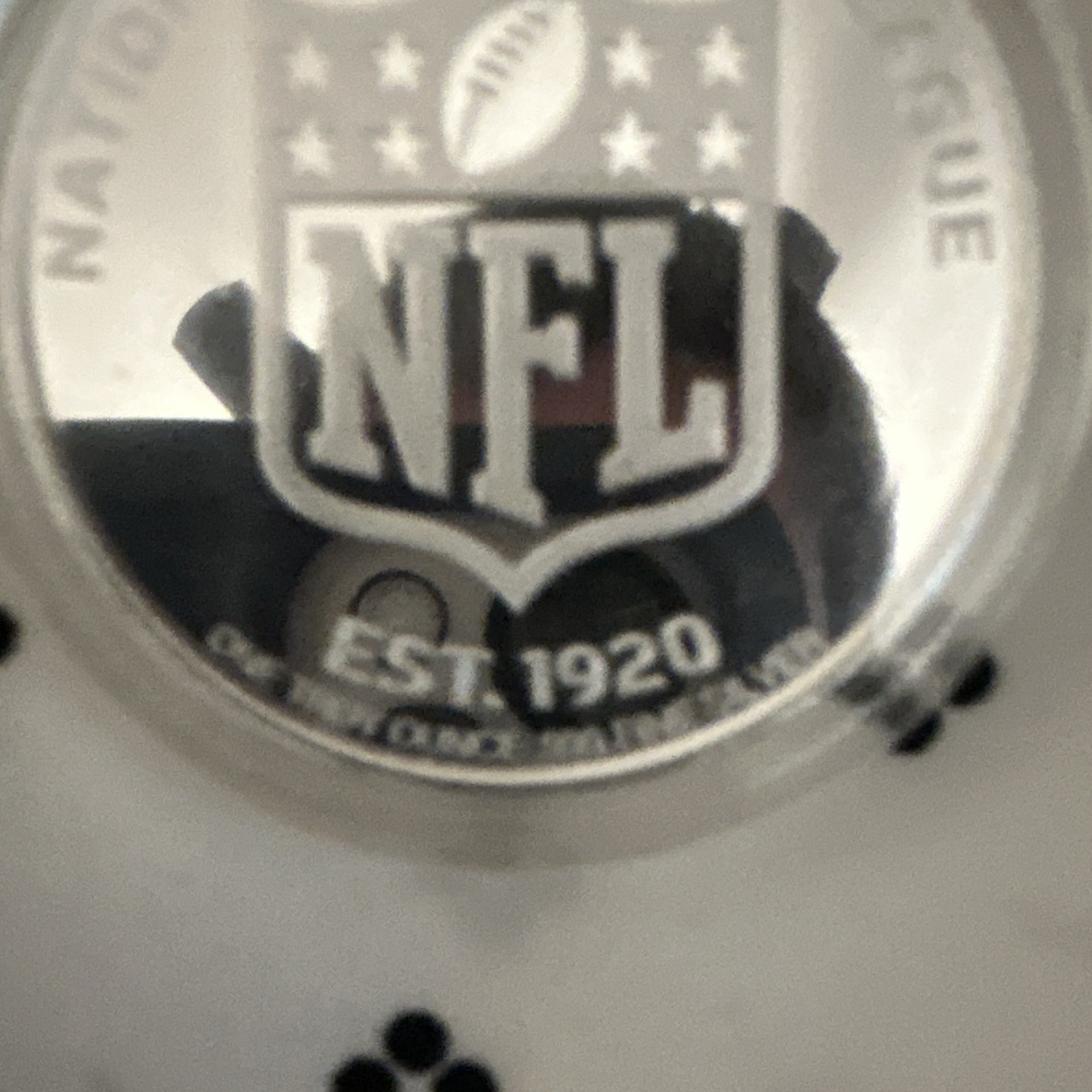 Detroit Lions NFL Proof 1oz .999 fine Silver Football Round W/ Capsule-LOW MINT!