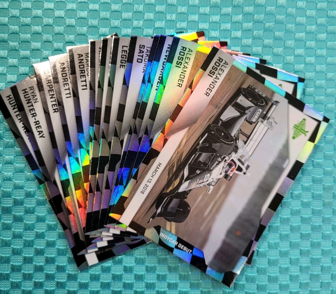 2025 Parkside Indycar NTT Checkered Flag Foil Singles