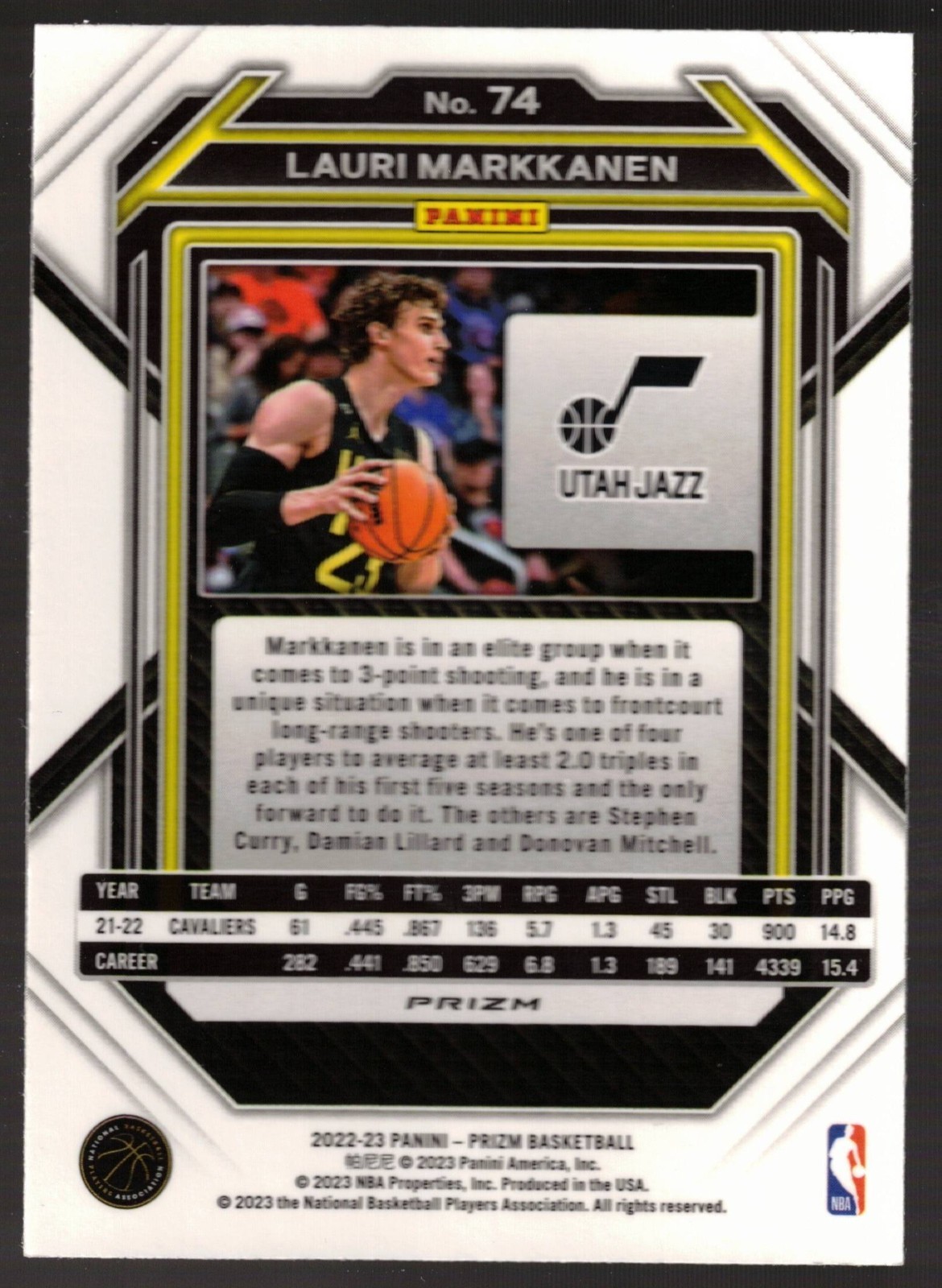 Lauri Markkanen – 2022-23 Panini Prizm Ruby Wave Prizm #74 FREE SHIPPING!!