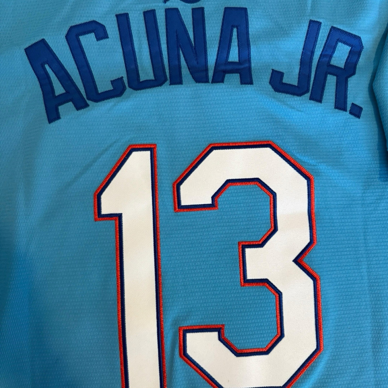 NEW Ronald Acuna Jr. / Matt Olson Jersey Atlanta Braves! SAME DAY SHIPPING!