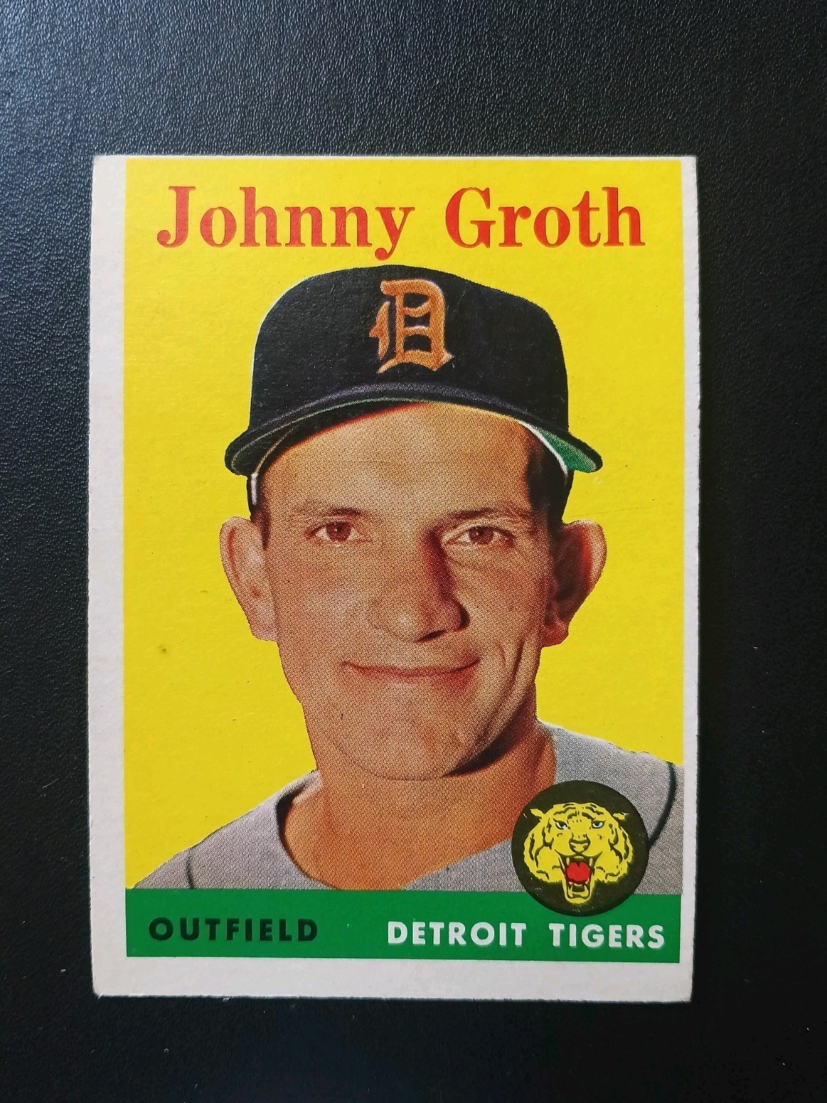 1958 Topps Johnny Groth Detroit Tigers #262