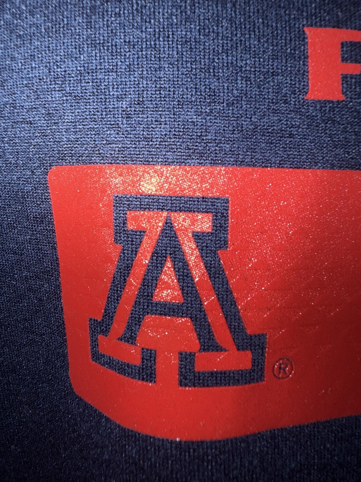 Men’s NCAA Football Nike Arizona Wildcats Short Sleeve Dri-FIT Navy T-Shirt L