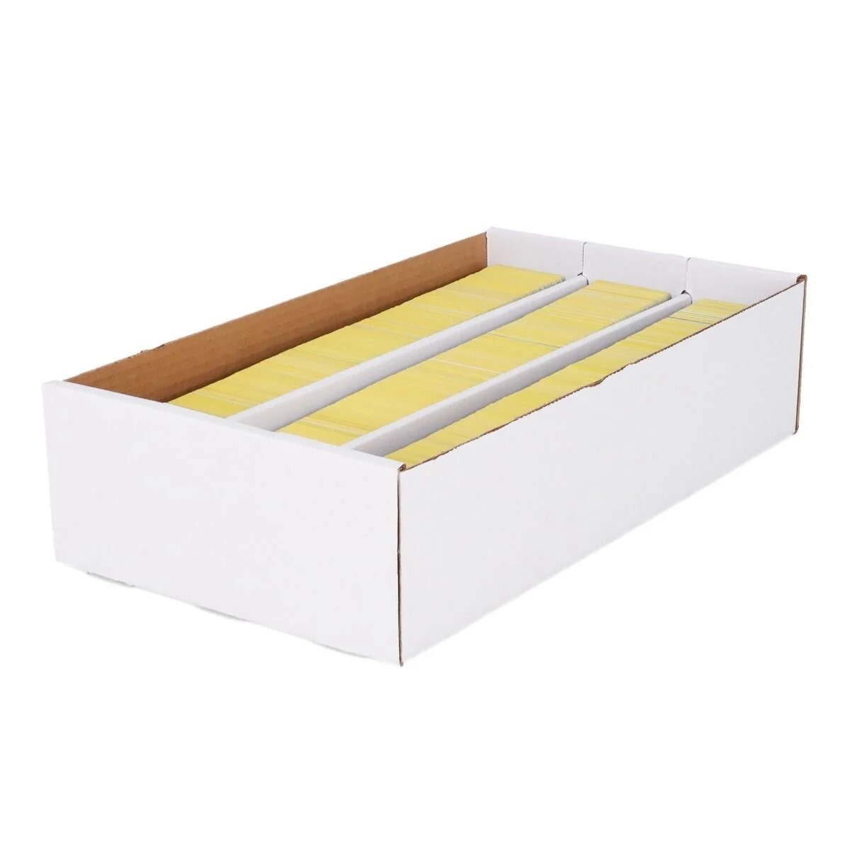 x5 BCW 3000 Ct Super Shoe Box Gaming Baseball Trading Card Storage Fit Toploads