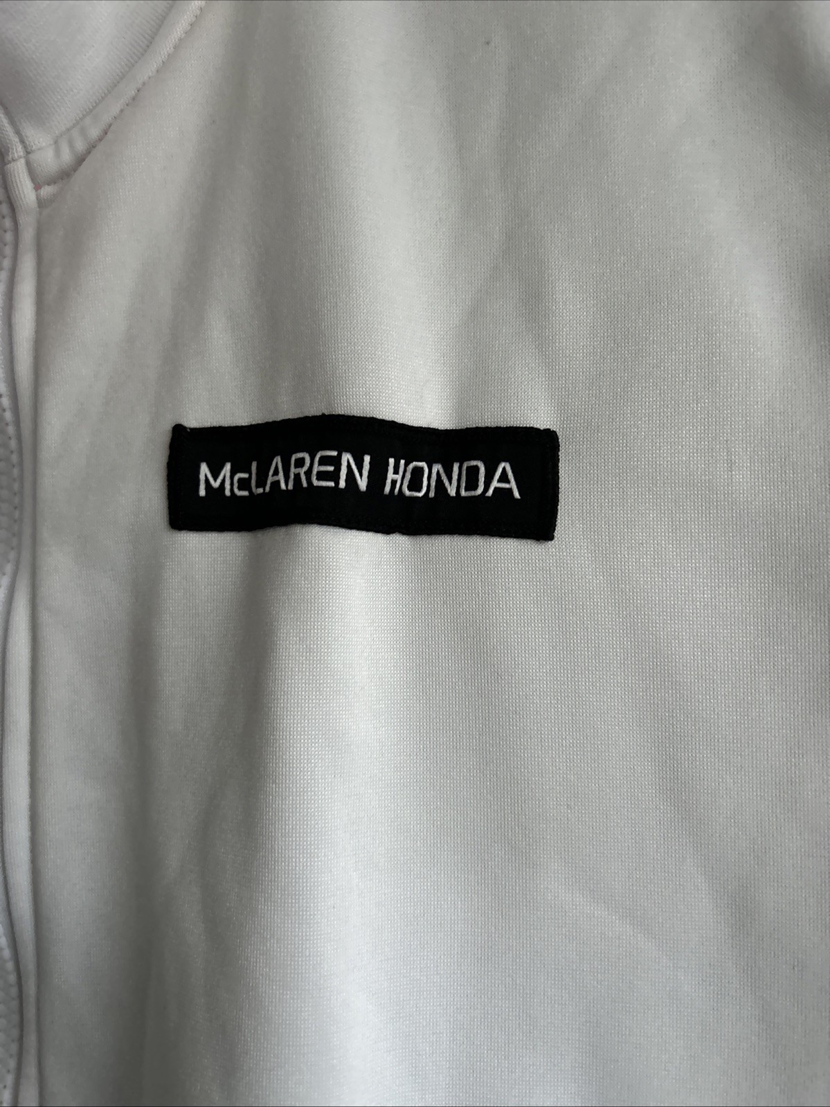 McLaren Honda F1 Team Jacket White Orange Size M 21″ P2P Official Formula 1