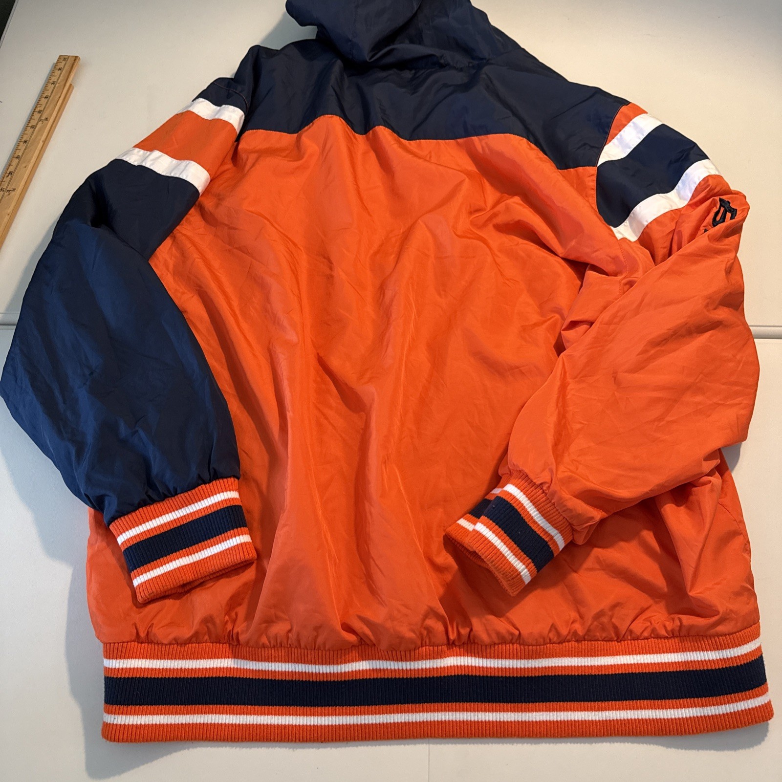 NWOT Men’s 3XL GIII NFL Denver Broncos Reversible Orange & Gray Hoodie Jacket